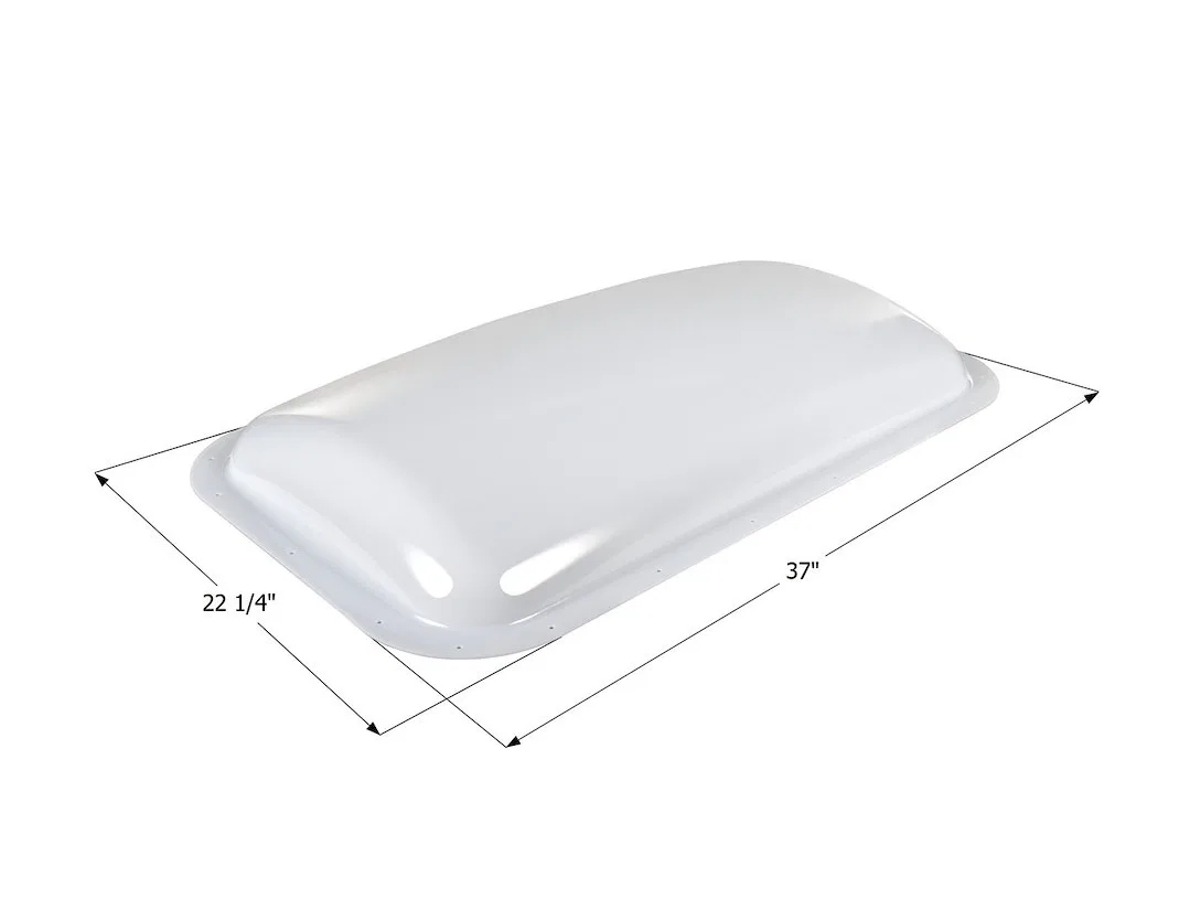 15929 – ICON Skylight, 4-7/8 Inch High Bubble Type Dome Rectangular For 34 Inch Length x 19-1/4 Inch Width Opening 37...